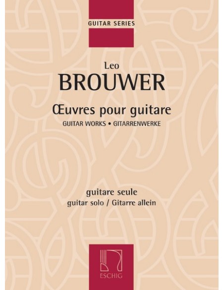 BROUWER L.-Works für Gitarre
