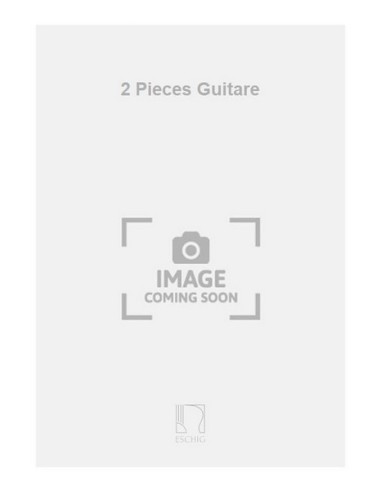 SCHWEYDA W.-Pieces (2) for Guitar