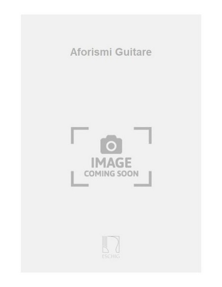 DI SANDRO R.-Aforismi per Chitarra