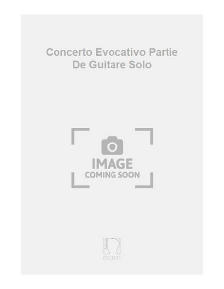 CORDERO E.-Concert évocateur pour guitare