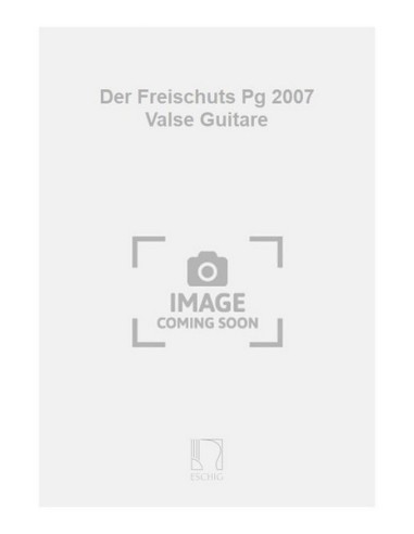 WEBER C.M.-Der Freischutz Op.77 (Valzer) per Chitarra