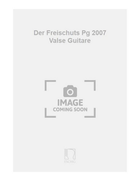 WEBER C.M.-Der Freischutz Op.77 (Valzer) per Chitarra