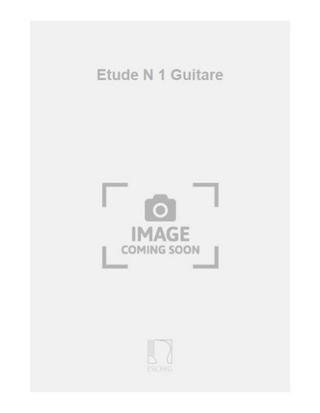 BARTOLI R.-Studio nº 1 for Guitar