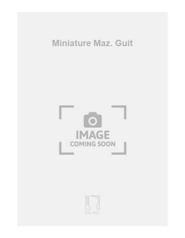 DIGMELOFF G.-Miniature Maz. for Guitar