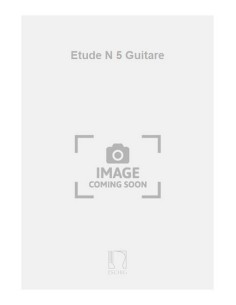 DIGMELOFF G.-Etude nº 5 per Chitarra