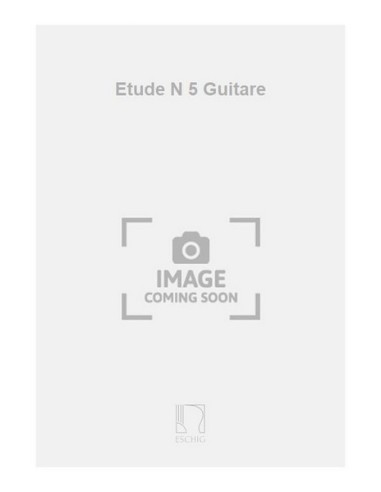 DIGMELOFF G.-Etude nº 5 for Guitar