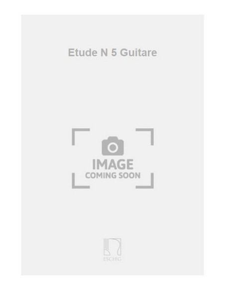DIGMELOFF G.-Etude nº 5 per Chitarra