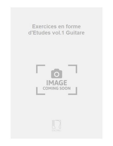 PUJOL E.-Exercises Vol.1 for Guitar