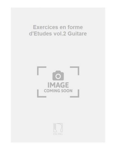 PUJOL E.-Exercises Vol.2 für Gitarre