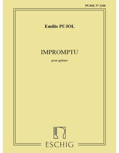 PUJOL E.-Impromptu for Guitar