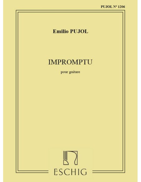 PUJOL E.-Impromptu for Guitar