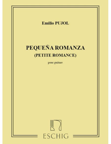 PUJOL E.-Small Romance per chitarra