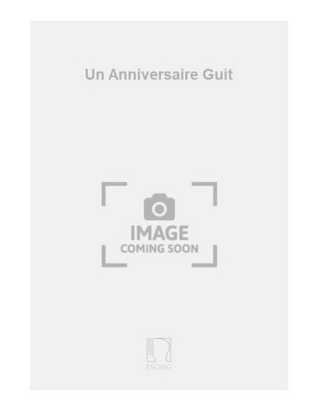 DIGMELOFF G.-Un Anniversaire for Guitar