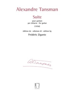 TANSMAN A.-Suite per chitarra (Zigante) 2