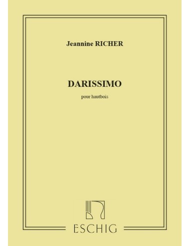 RICHER J.-Darissimo for Oboe