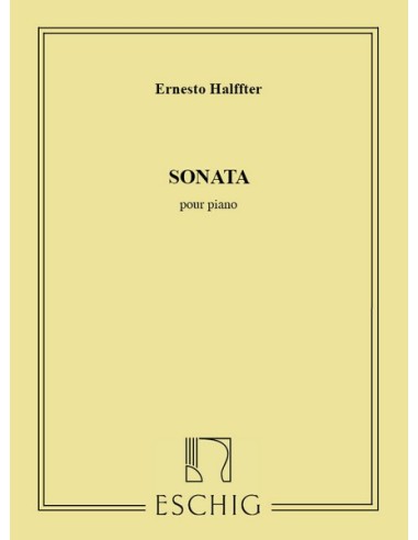 HALFFTER E.-Sonata per pianoforte