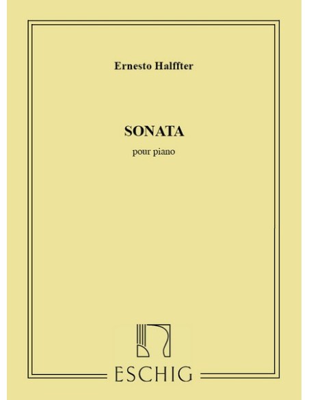 HALFFTER E.-Sonata per pianoforte
