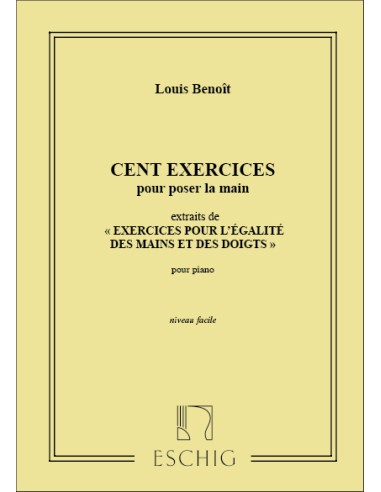BENOIT-Exercises (100) for Piano