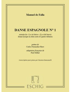 FALLA M.-Danza spagnola n. 1 da "La Vida Breve" per pianoforte (Samazeuilh/Milliet) 2