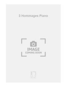 HALFFTER E.-Hommages (3) for Piano 2
