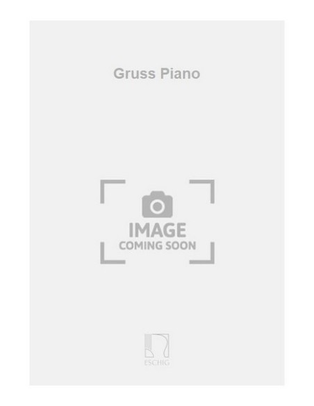 HALFFTER E.-Gruss pour piano