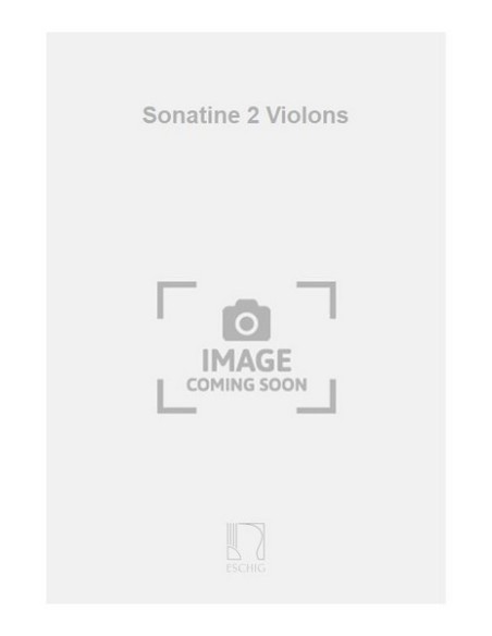 HONEGGER A.-Sonatina per 2 violini