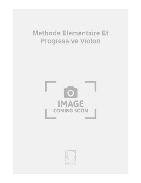 ZIGHERA L.-Methode Elementaire et Progressive per Violino