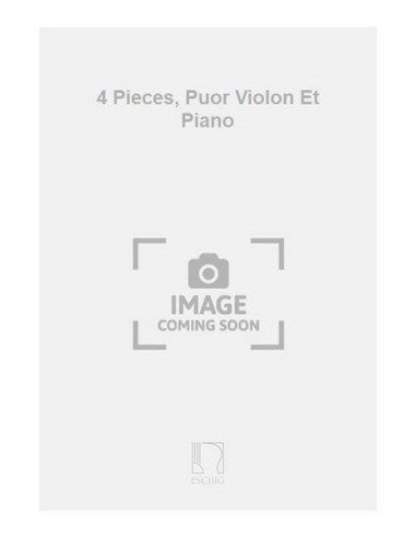 COMITAS A.-Pezzi (4) per violino e pianoforte