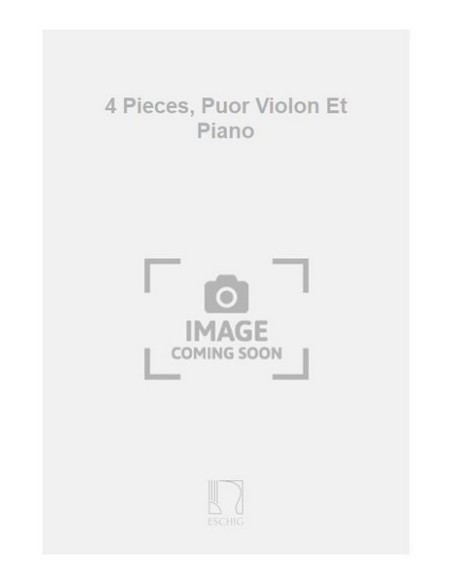 COMITAS A.-Pezzi (4) per violino e pianoforte