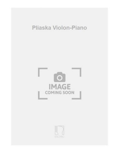 COOLS E.-Pliaska pour violon et piano