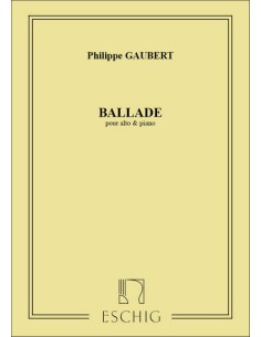 GAUBERT P.-Ballata per viola e pianoforte