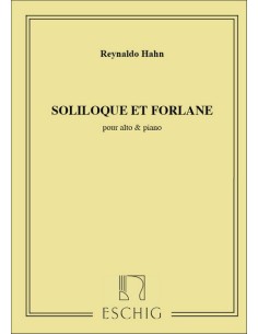 HAHN R.-Soliloque per viola e pianoforte
