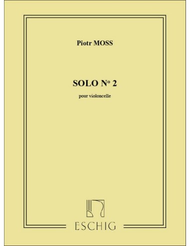 MOSS J.-Solo n° 2 pour violoncelle