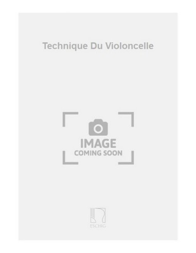 BARBIER J.-Technique du Violoncelle für Violoncello