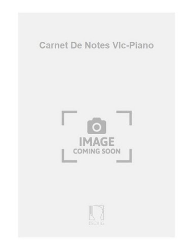 THOMAS S.-Carnet de Notes per violoncello e pianoforte