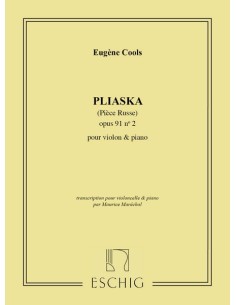 COOLS E.-Pliaska per violoncello e pianoforte