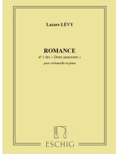 LEVY F.-Romance pour violoncelle et piano