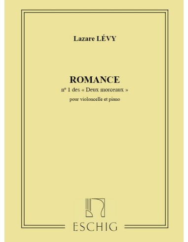 LEVY F.-Romanza per violoncello e pianoforte