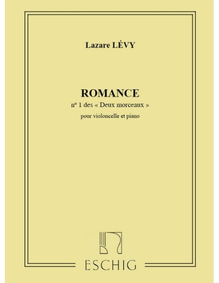 LEVY F.-Romanza per violoncello e pianoforte
