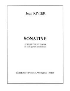 RIVIER J.-Sonatine pour flûte et piano