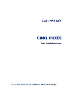TON THAT THIET-Pieces (5) per Oboe e Pianoforte