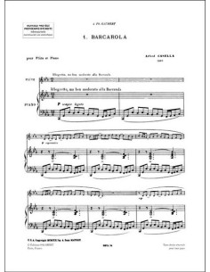 CASELLA A.-Barcarolle e Scherzo per flauto e pianoforte 2