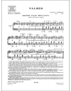 CHOPIN F.-Valses Completos para Piano (Cortot) (Ed.Frances) 2