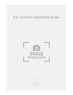 CONSTANT F.-Pour Clarinette para Clarinete