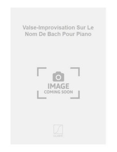 POULENC F.-Valse Improvisation sur Nom de Bach für Klavier