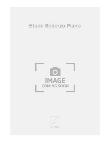 TANSMAN A.-Scherzo Studio pour piano