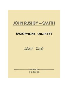 RUSHBY SMITH J.-Cuarteto para 4 Saxofones (Partitura y Partes)