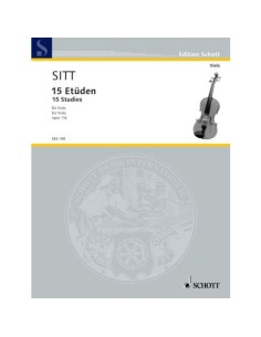 SITT H.-Etüden (15) Op.116 für Viola