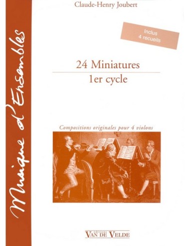 JOUBERT C.H.-Miniature (24) per Violino e Pianoforte