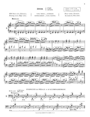 VAN DE VELDE E.-Methode Rose Vol.3 per Pianoforte